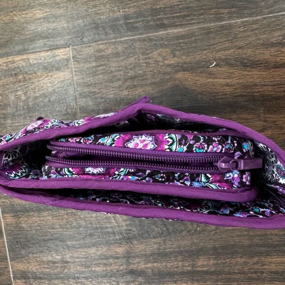 Vera Bradley Large Hanging Travel Organizer in Purple Medallion Print NWOT - Picture 4 of 14